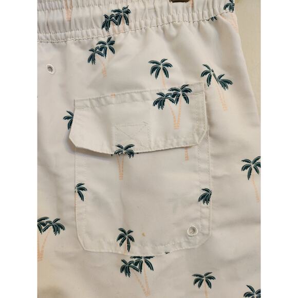 NWT Brook Brothers Boys Board Shorts Swim Trunks Palm Tree Vacation 18 - Picture 6 of 8